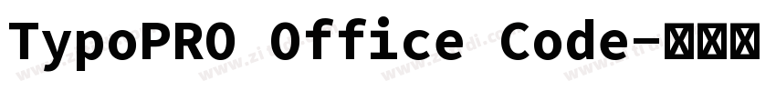 TypoPRO Office Code字体转换